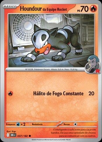 Team Rocket's Houndour (037/182) — Rivais Predestinados