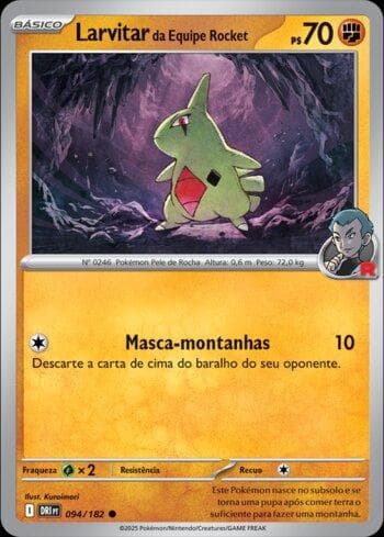 Team Rocket's Larvitar (094/182) — Rivais Predestinados