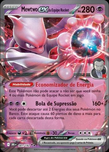 Team Rocket's Mewtwo ex (081/182) — Rivais Predestinados