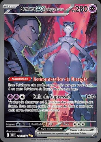 Team Rocket's Mewtwo ex (231/182) — Rivais Predestinados