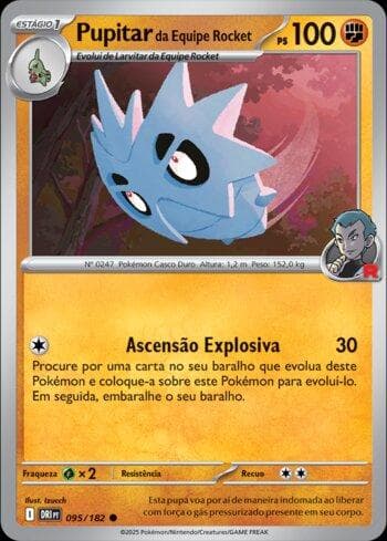 Team Rocket's Pupitar (095/182) — Rivais Predestinados