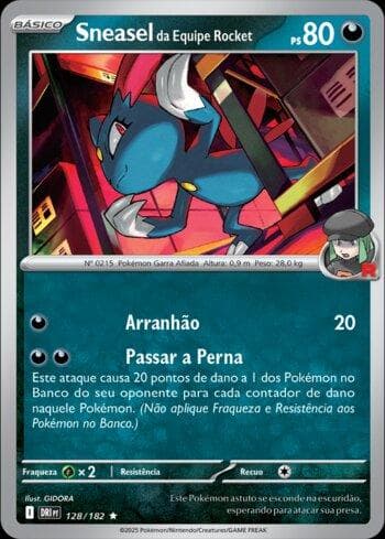 Team Rocket's Sneasel (128/182) — Rivais Predestinados