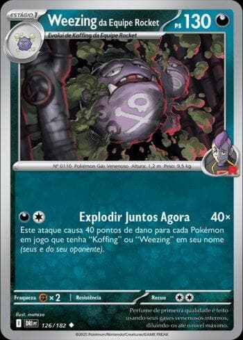 Team Rocket's Weezing (126/182) — Rivais Predestinados