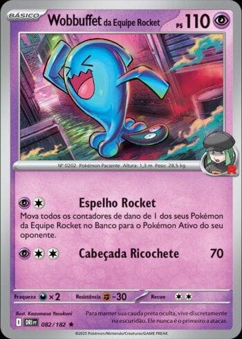 Team Rocket's Wobbuffet (082/182) — Rivais Predestinados