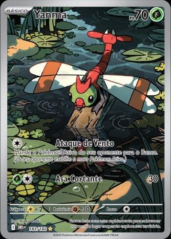 Carta Yanma (183/182) do set Rivais Predestinados — Pokémon TCG | Bynx