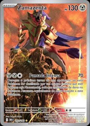 Carta Zamazenta (201/182) do set Rivais Predestinados — Pokémon TCG | Bynx