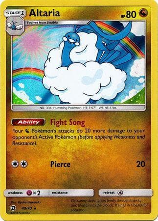 Carta Altaria (40/70) do set Dragões Soberanos — Pokémon TCG | Bynx