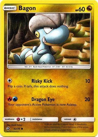 Carta Bagon (42/70) do set Dragões Soberanos — Pokémon TCG | Bynx