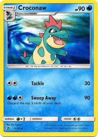 Carta Croconaw (23/70) do set Dragões Soberanos — Pokémon TCG | Bynx