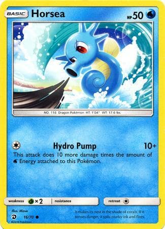 Carta Horsea (16/70) do set Dragões Soberanos — Pokémon TCG | Bynx