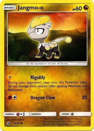 Carta Jangmo-o (52/70) do set Dragões Soberanos — Pokémon TCG | Bynx