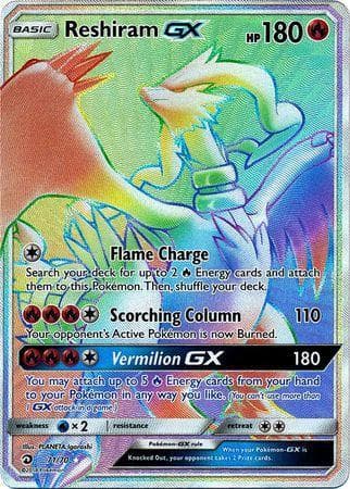 Reshiram-GX (71/70) — Dragões Soberanos