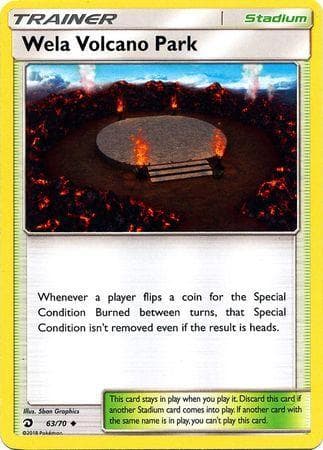 Carta Wela Volcano Park (63/70) do set Dragões Soberanos — Pokémon TCG | Bynx