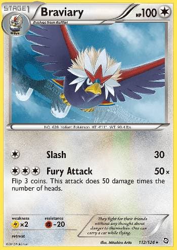 Braviary (112/124) — Dragões Enaltecidos