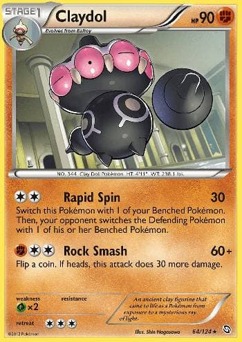 Carta Claydol (64/124) do set Dragões Enaltecidos — Pokémon TCG | Bynx