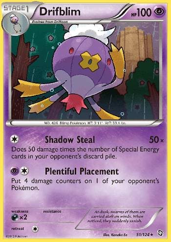 Carta Drifblim (51/124) do set Dragões Enaltecidos — Pokémon TCG | Bynx