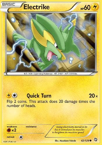 Carta Electrike (42/124) do set Dragões Enaltecidos — Pokémon TCG | Bynx