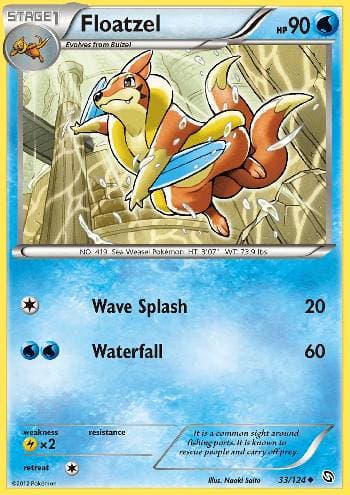 Floatzel (33/124) — Dragões Enaltecidos
