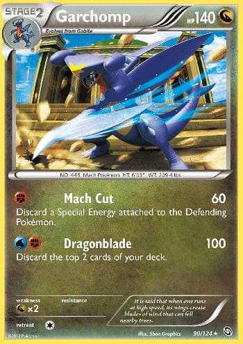 Carta Garchomp (90/124) do set Dragões Enaltecidos — Pokémon TCG | Bynx