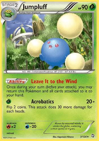 Carta Jumpluff (3/124) do set Dragões Enaltecidos — Pokémon TCG | Bynx