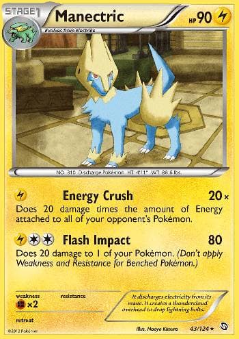 Manectric (43/124) — Dragões Enaltecidos