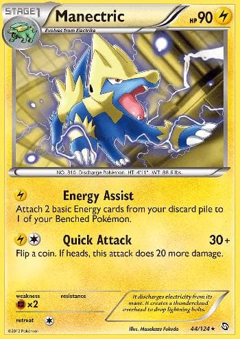 Carta Manectric (44/124) do set Dragões Enaltecidos — Pokémon TCG | Bynx