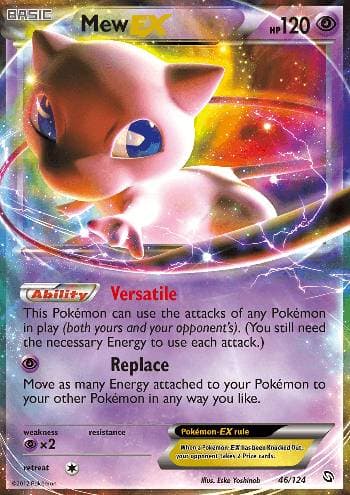 Carta Mew-EX (46/124) do set Dragões Enaltecidos — Pokémon TCG | Bynx