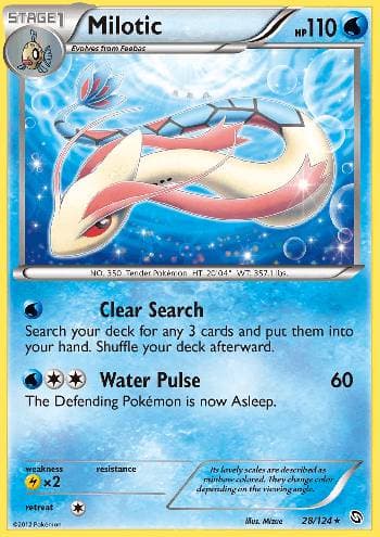 Carta Milotic (28/124) do set Dragões Enaltecidos — Pokémon TCG | Bynx