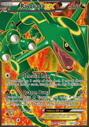 Rayquaza-EX (123/124) — Dragões Enaltecidos