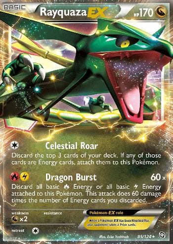 Rayquaza-EX (85/124) — Dragões Enaltecidos