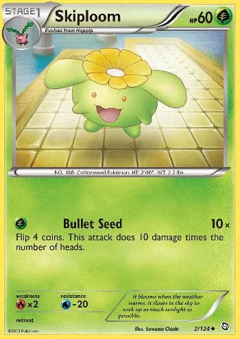Carta Skiploom (2/124) do set Dragões Enaltecidos — Pokémon TCG | Bynx