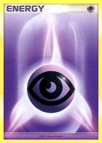 Carta Psychic Energy (2007 Unnumbered) (005/008) do set Liga BR — EB07 — Pokémon TCG | Bynx