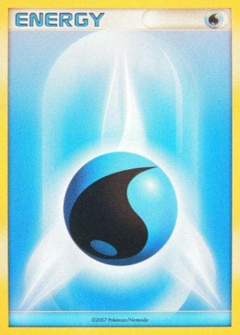 Carta Water Energy (2007 Unnumbered) (003/008) do set Liga BR — EB07 — Pokémon TCG | Bynx