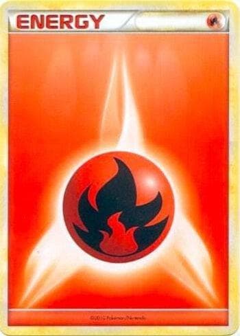 Carta Fire Energy (2010 Unnumbered) (002/008) do set Liga BR — EB10 — Pokémon TCG | Bynx