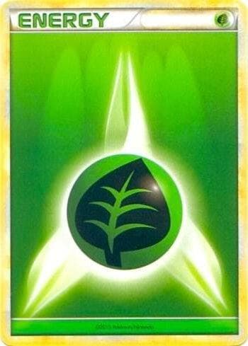 Carta Grass Energy (2010 Unnumbered) (001/008) do set Liga BR — EB10 — Pokémon TCG | Bynx