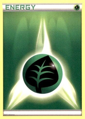 Carta Grass Energy (2011 Unnumbered) (001/008) do set Liga BR — EB11 — Pokémon TCG | Bynx