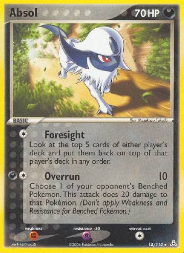Carta Absol (18/110) do set EX Holon Phantoms — Pokémon TCG | Bynx