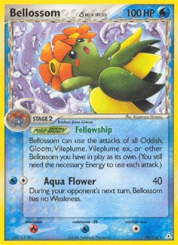 Carta Bellossom (19/110) do set EX Holon Phantoms — Pokémon TCG | Bynx