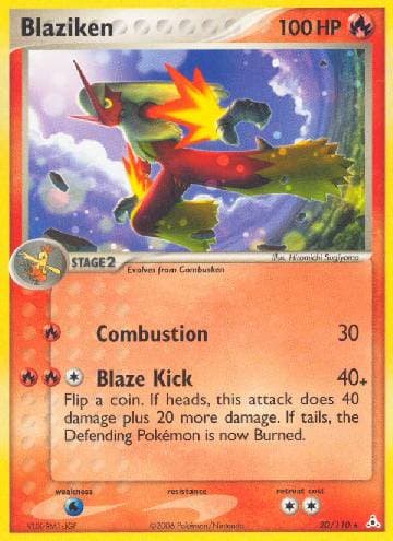 Carta Blaziken (20/110) do set EX Holon Phantoms — Pokémon TCG | Bynx