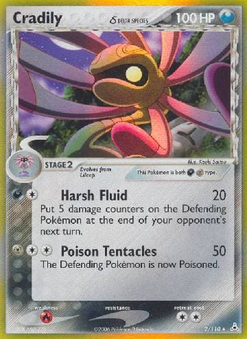Carta Cradily (2/110) do set EX Holon Phantoms — Pokémon TCG | Bynx