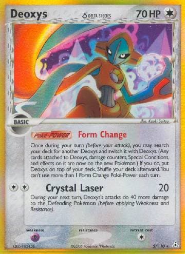 Carta Deoxys (5/110) do set EX Holon Phantoms — Pokémon TCG | Bynx
