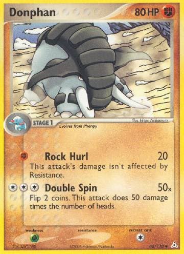 Carta Donphan (40/110) do set EX Holon Phantoms — Pokémon TCG | Bynx