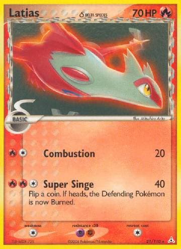 Carta Latias (21/110) do set EX Holon Phantoms — Pokémon TCG | Bynx