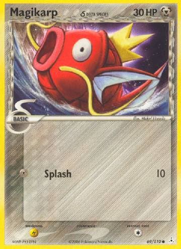 Carta Magikarp (69/110) do set EX Holon Phantoms — Pokémon TCG | Bynx