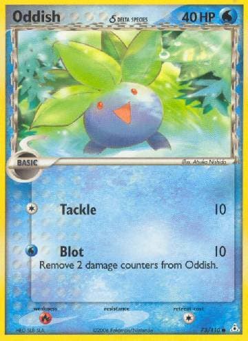 Carta Oddish (73/110) do set EX Holon Phantoms — Pokémon TCG | Bynx