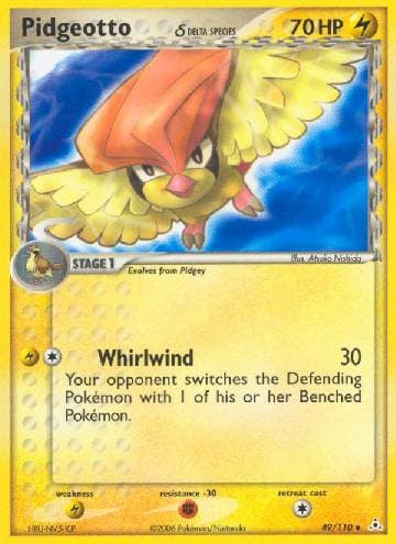 Carta Pidgeotto (49/110) do set EX Holon Phantoms — Pokémon TCG | Bynx