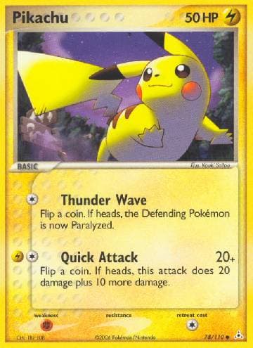 Pikachu (78/110) — EX Holon Phantoms