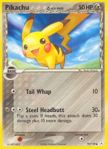 Pikachu (79/110) — EX Holon Phantoms