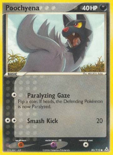 Carta Poochyena (80/110) do set EX Holon Phantoms — Pokémon TCG | Bynx