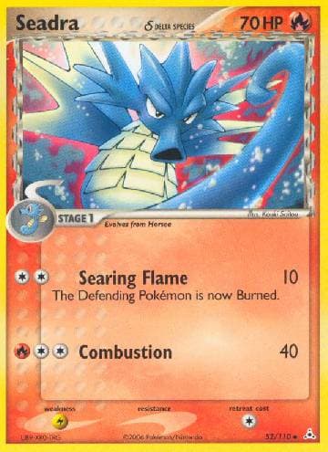 Carta Seadra (52/110) do set EX Holon Phantoms — Pokémon TCG | Bynx